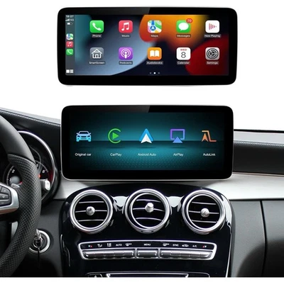 Wireless Carplay/Android Auto 12.3'' Touch screen Mercedes NTG5.0 GLA C CLA GLC - Image 1 of 4