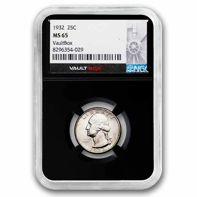1932 Washington Quarter MS-65 NGC - Image 1 of 3