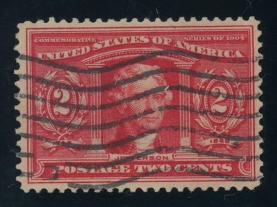 US Stamp #324 Jefferson 2c - PSE Cert - USED - See Description - Image 1 of 2