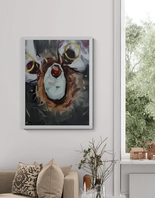 IMPRESIÓN Bellas Artes José Trujillo 30x40" Coleccionable Navidad Ángeles Belén Foto 1 de 4