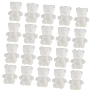 20 Pieces 60mm Bear Shaped Modelling Polystyrene Styrofoam - Picture 1 of 7