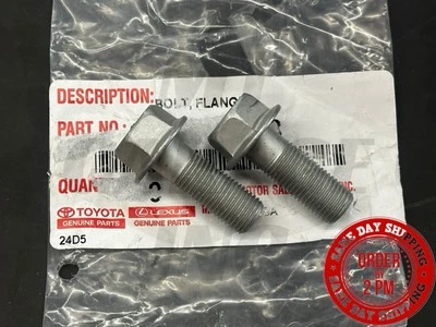 1998-2000 Lexus GS400 OEM Front Caliper Bracket To Knuckle Bolts Pair 17mm - Image 1 of 2