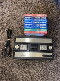 Mattel 2609 Intellivision Game Console (Working) With Games !