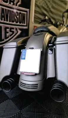 Harley Davidson 3in1 CNC Kennzeichenhalter Street Glide Road Glide Road King - Bild 1 von 4