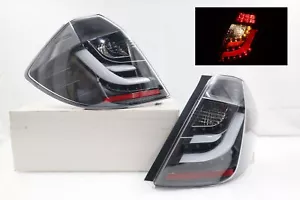 LED Tail Light Lamp Clear / Black for 2009~2010~2011~2012 2013 Honda Fit Jazz - Picture 1 of 8