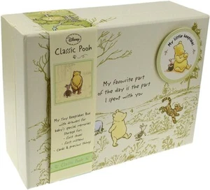Widdop Classic Winnie The Pooh Baby Keepsake Box With Drawers - Christening Gift - Picture 1 of 2