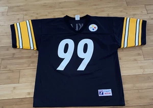 Vintage Logo 7 NFL Pittsburgh Steelers Levon Kirkland #99 Jersey Size Medium - Picture 1 of 8