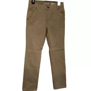 Gap Kids Jeans Tan 1969 Straight Striped Size 14 Regular Cotton 5 Pocket - Picture 1 of 6