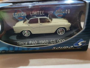 SOLIDO 1/43 SIMCA P60 1960 Serie Limitée CLUB SOLIDO 009 . - Foto 1 di 2