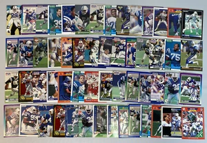 Vintage 90s 80s Indianapolis Colts 56x Card Lot George Rison Trudeau Donaldson - Picture 1 of 5