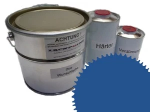 7 Liter Set 2K Autolack RAL 5007 Brillantblau Glanz kein Klarlack Lackpoint ! - Bild 1 von 1