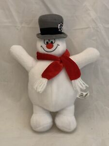 Frosty The Snowman Plush 10” Doll Toy Factory Stuffed Hat Scarf Christmas