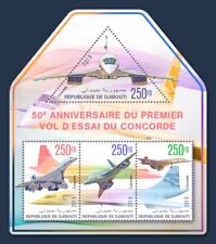 Concorde Aviation MNH Stamps 2019 Djibouti M/S Shape Die Cut