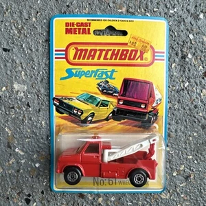 Vintage Matchbox Superfast Wreck Truck #61 1978 - Picture 1 of 6