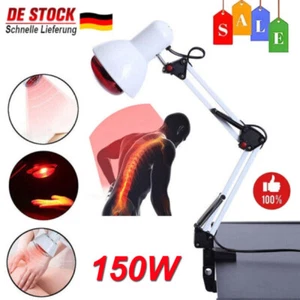 Wärmelampe Rotlicht Infrarotlampe Rotlichtlampe Faltbar Therapie lampe 150W - Bild 1 von 15