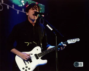JIM ADKINS SIGNED 8x10 PHOTO SINGER GUITARIST JIMMY EAT WORLD RARE BECKETT BAS - Picture 1 of 2