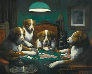 Druck oder Leinwand - Cassius Marcellus Coolidge: Pokerspiel - 1894 - Bild 1 von 1