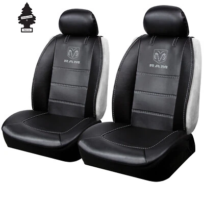 ⭐️⭐️⭐️⭐️⭐Nuevas fundas de asiento de cuero sintético para automóvil camioneta SUV para RAM ajuste universal Foto 1 de 4