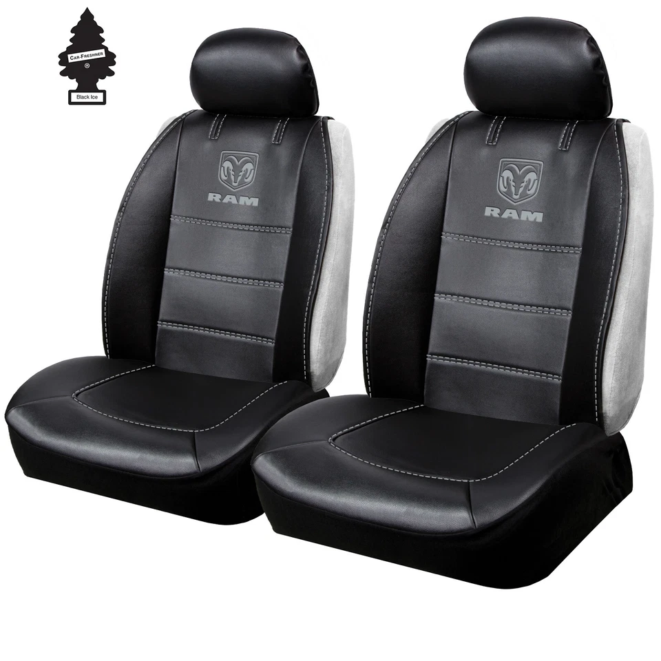 ⭐️⭐️⭐️⭐️⭐Nuevas fundas de asiento de cuero sintético para automóvil camioneta SUV para RAM ajuste universal Foto 1 de 4