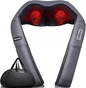 Phansra 3D Rotating Shiatsu Massager - Heat Neck Back Shoulder Deep Tissue - NEW - Picture 1 of 17