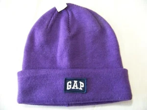Gap Kids Logo Beanie One Size Purple Color - Picture 1 of 2