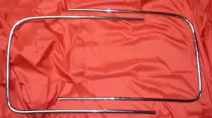 1941 1948 Mercury Ford Windshield Stainless Trim Moldings Original Pair - Picture 1 of 11