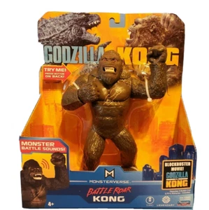 Godzilla vs Kong 7 in. Kong Battle Roar Action Figure Monsterverse Playmates NEW - Picture 1 of 3
