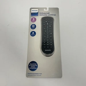 New Philips Black Universal Remote Control SRP2013B/27 3-Device Control - Picture 1 of 4