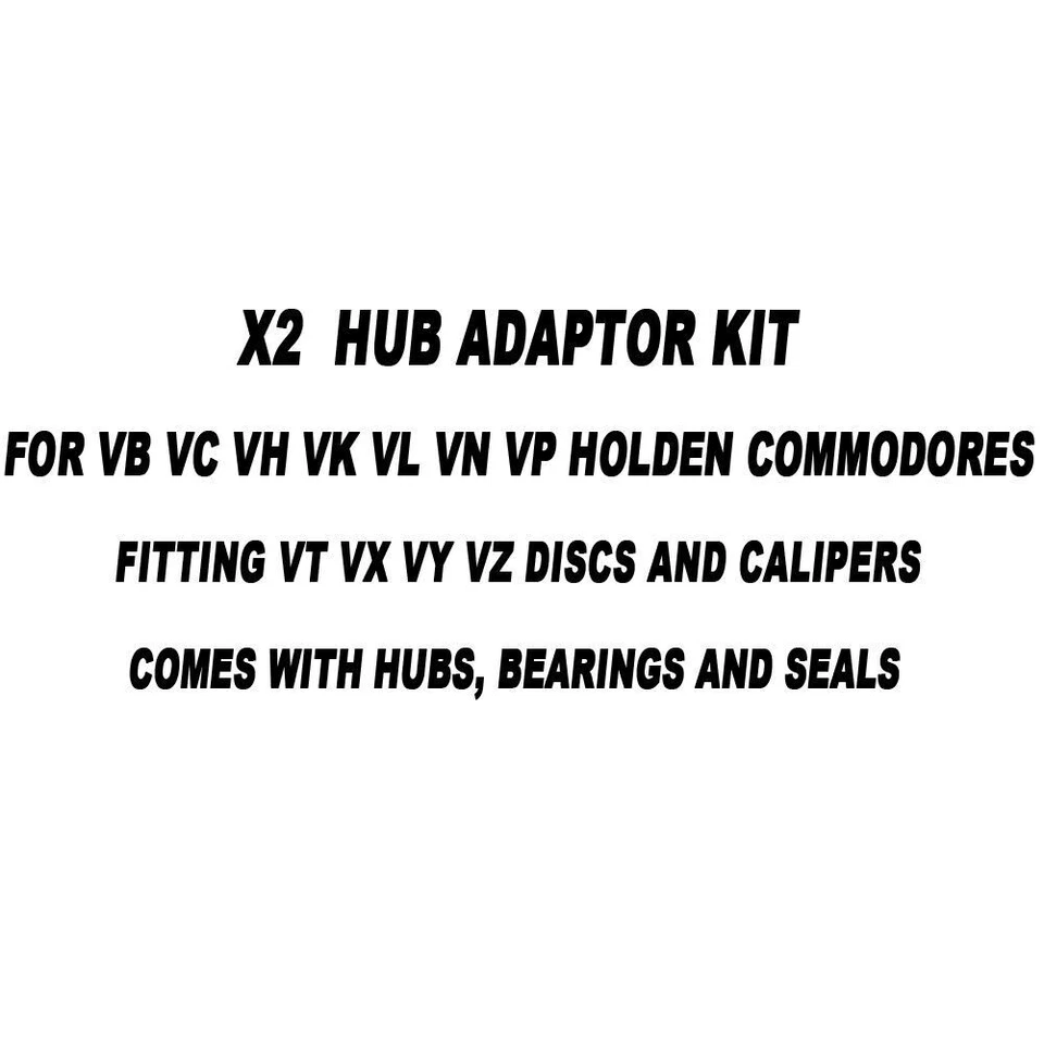 Holden Commodore VT VX VY Adapter Brake Hubs for VB VC VH VK VL VN VP Conversion - image 1 of 1