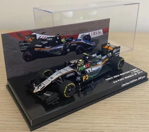 MINICHAMPS Force India Perez Monaco 2016 1:43 / COLLECTION IN DESCRIPTION - Picture 1 of 1