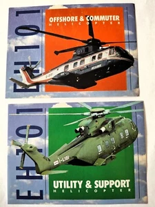 2 adesivi elicottero EH101 ESERCITO USA + PENDOLARE 5 pollici x 4 pollici - Foto 1 di 1