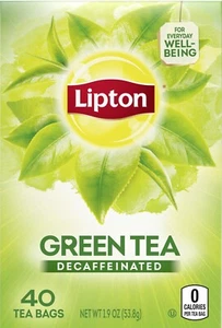 Lipton Decaf Green Tea - 40 bags (Pack of 3) - Picture 1 of 5