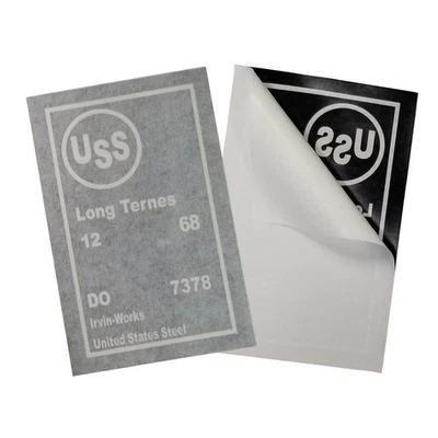 1968 USS Estados Unidos Acero Gas Tanque de Combustible Plantilla Logo Chrysler Mopar GM FORD Foto 1 de 4