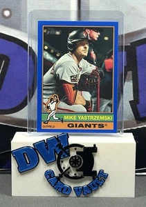 2025 Topps Heritage Blue Border #470 Mike Yastrzemski SP - Picture 1 of 2