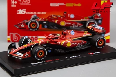 1:43 Ferrari SF-24 2024 Winner Monza GP C. Leclerc - Burago - Immagine 1 di 4