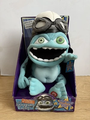 2005-Vintage Crazy Frog The Annoying Thing Singing & dancing Plush Toy Boxed - Image 1 of 4