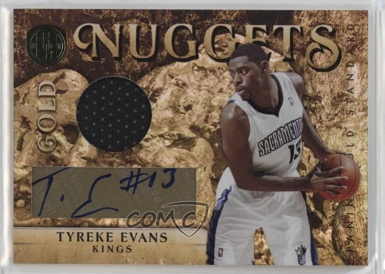 2010 Panini Gold Standard Nuggets Memorabilia Signatures /25 Tyreke Evans Auto - Image 1 of 2