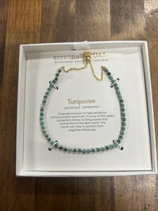 Essential Ritual Turquoise Sterling Silver Bracelet New In Box - Picture 1 of 4