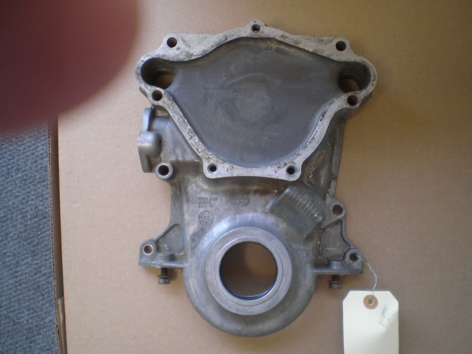 Cubierta de sincronización de bloque pequeño Mopar usada hasta 1991-stam p # 2951698 Foto 1 de 1