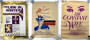 3 alte Hanauer Theaterplakate Die ständige Frau, Löwe im Winter, Der Trauzeuge - Bild 1 von 24