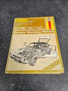 Ford Capri Mk2 Haynes Manual 1974 to 1979 L XL GL GT GTXL S Ghia Pinto Engine - Picture 1 of 4
