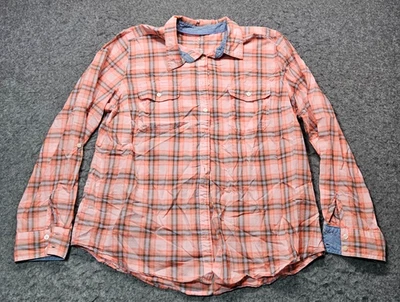 St. John's Bay cotton long sleeve flannel button up shirt women size XL - Image 1 of 4