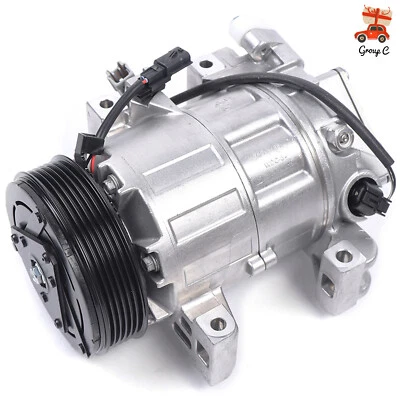 AC A/C Compressor & Clutch For Nissan Pathfinder 2014 / Nissan Rogue 2014-2019 - Image 1 of 4