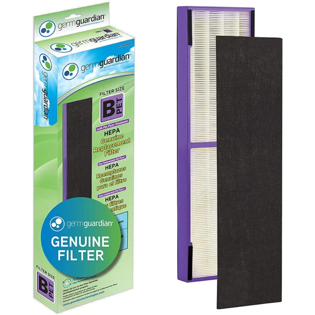 GermGuardian FLT4825 Filter-B HEPA Replacement for Air Purifiers - Pack of 2