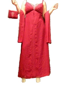 Abito da sera ballo set 3 pezzi taglia 12 collezione cameriere moderne rosso S5830 - Foto 1 di 4