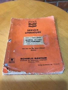 Vintage 1967 Koehring Bantam Parts & Service Manual T-725 Teleskoop - Bild 1 von 11