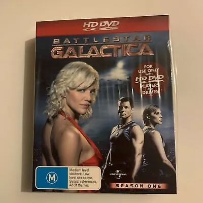 Battlestar Galactica - Season 1 (HD DVD, 2005) Tricia Helfer, Edward James Olmos - Image 1 of 2