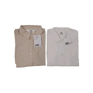 NEW Lot Of 2 H & M Oxford Button Down Long Sleeve Collard Shirts BOYS 6X 6-7Y - Picture 1 of 10