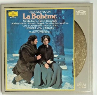 LASERDISC "Brahms - Puccini - La Boheme"  Herbert v. Karajan - PAL - Bild 1 von 3
