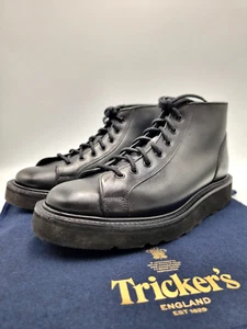STUNNING TRICKER'S X Studio Nicholson Black Leather Monkey Boots UK 5 EU 38 US 7 - Picture 1 of 18
